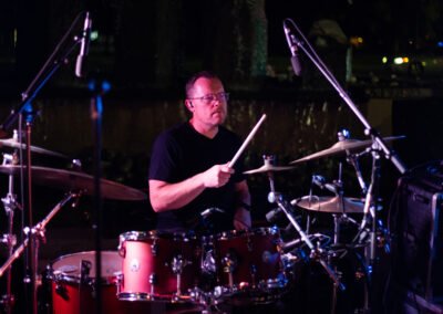 Darren playing drums with Órale Band live at Maddies in Boise, Idaho