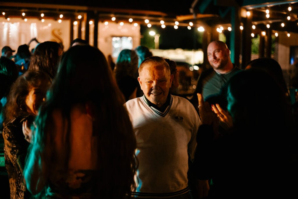 Guests dancing to Órale Band live at Maddies in Boise, Idaho