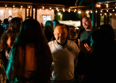 Guests dancing to Órale Band live at Maddies in Boise, Idaho